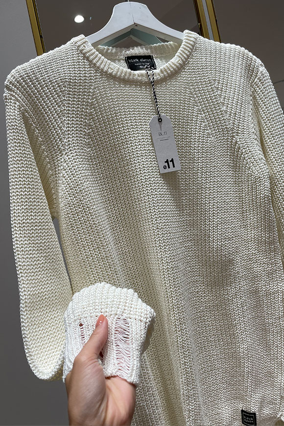 Block Eleven - Cream English ribbed sweater