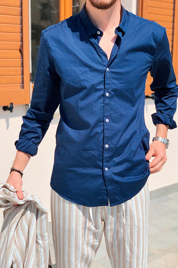 Gianni Lupo - Camicia blu basica
