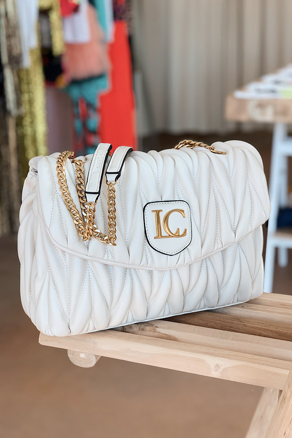 La Carrie - Olympia ivory bowling bag