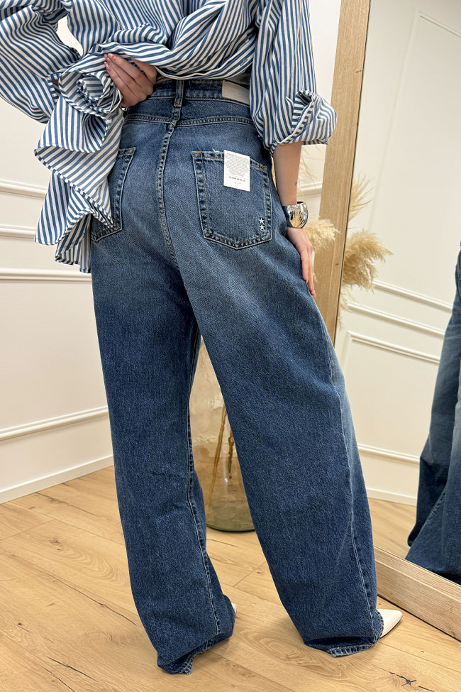 Icon Denim - Jeans "Coco" loose fit lavaggio scuro