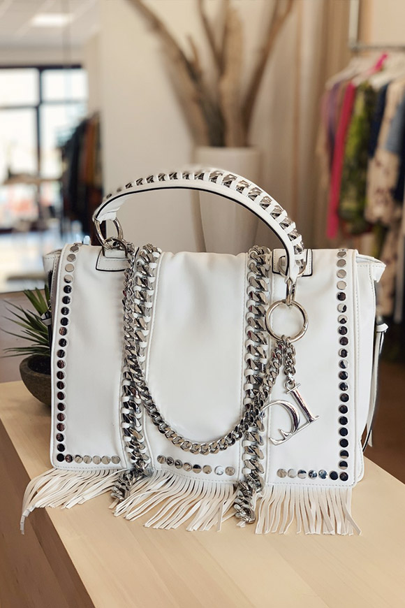 La Carrie - Unforgettable white shopper bag