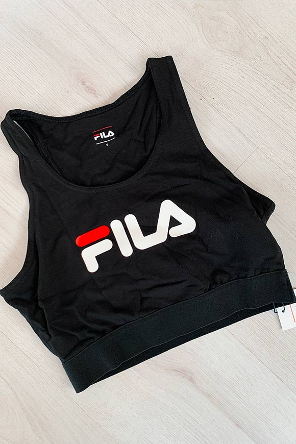 Fila - Black top with logo print