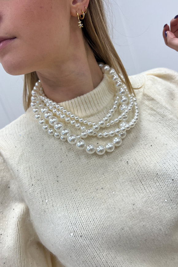 Kontatto - Collana perle a quattro fili