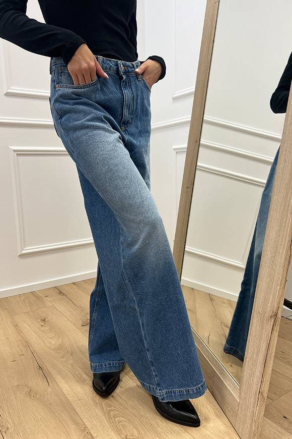 Vicolo - Jeans Edith wide leg vita bassa