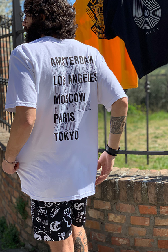 Obey - T shirt bianca international