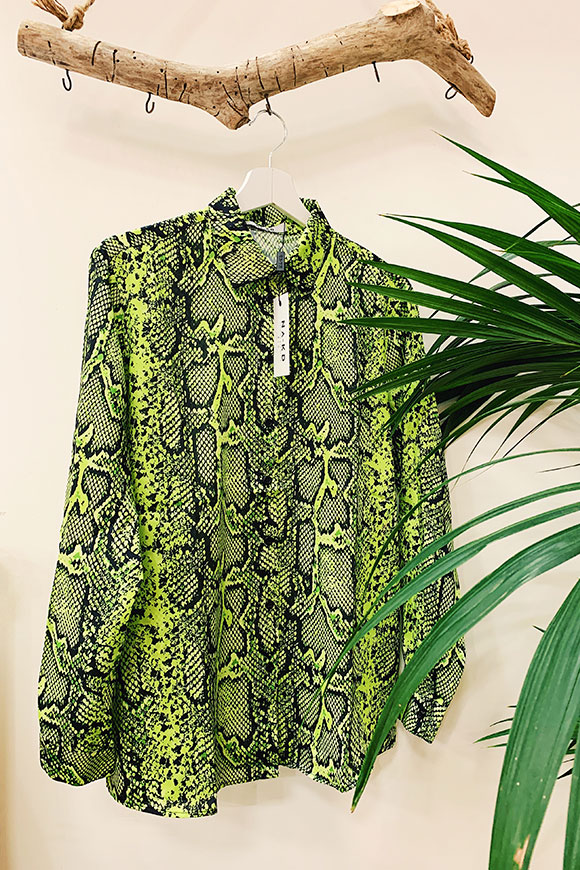 NA-KD - Snake Fluo Green Shirt
