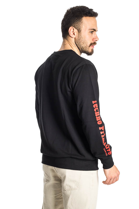 Pas De Mer - Techno Primitive Black Sweatshirt