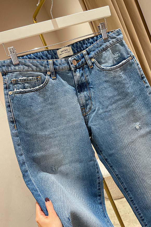 Vicolo - Jeans "Alex" wide leg lavaggio medio