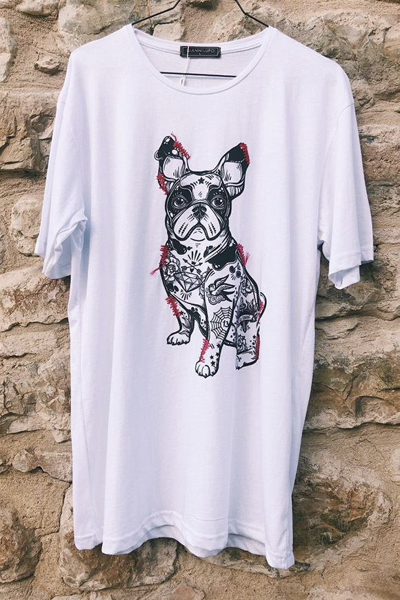 Gianni Lupo - French tattooed bulldog t shirt