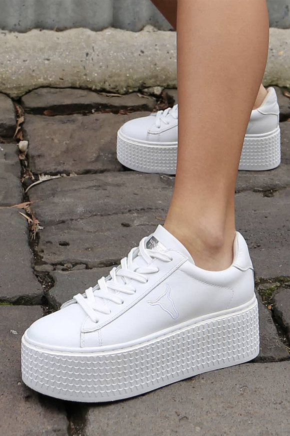 Windsor Smith - White Seoul platform sneakers