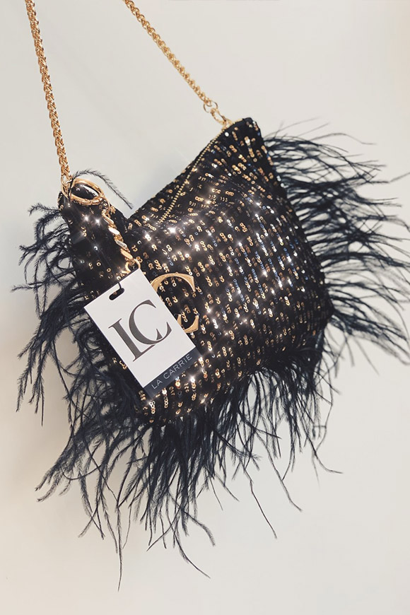 La Carrie - Night Edition Clutch Bag Feathers