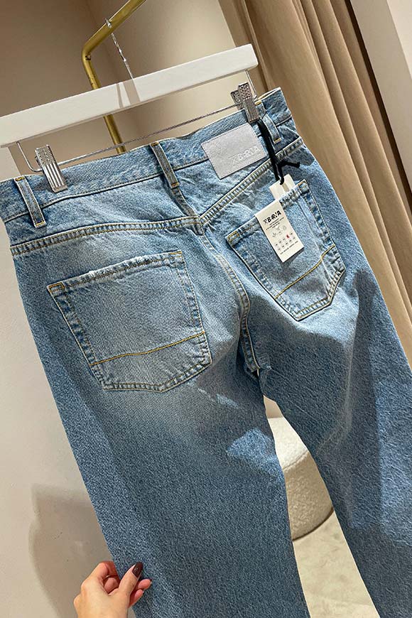 Berna - Jeans dritto lavaggio chiaro