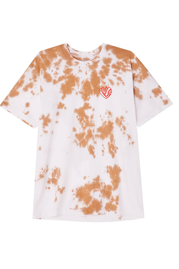 Obey - Basic tie dye t shirt with print on the back