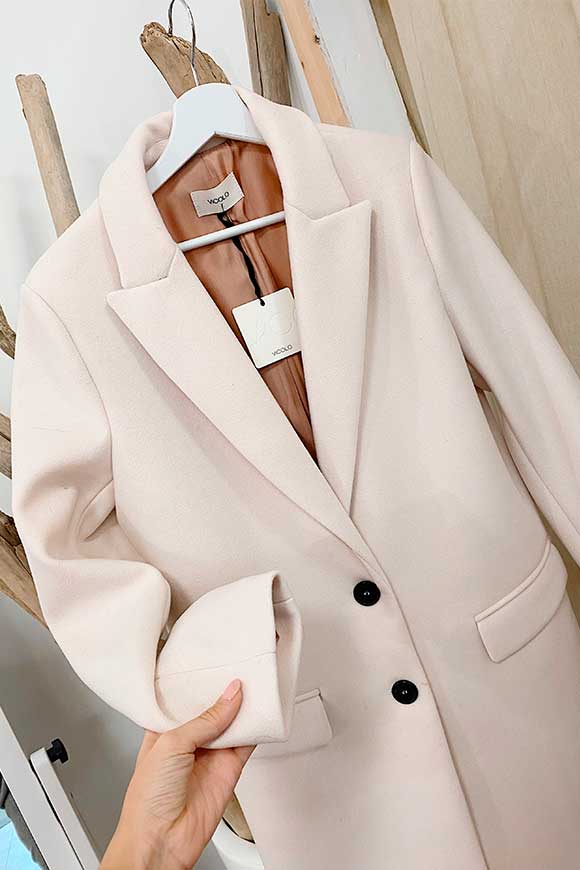 Vicolo - Single-breasted white coat
