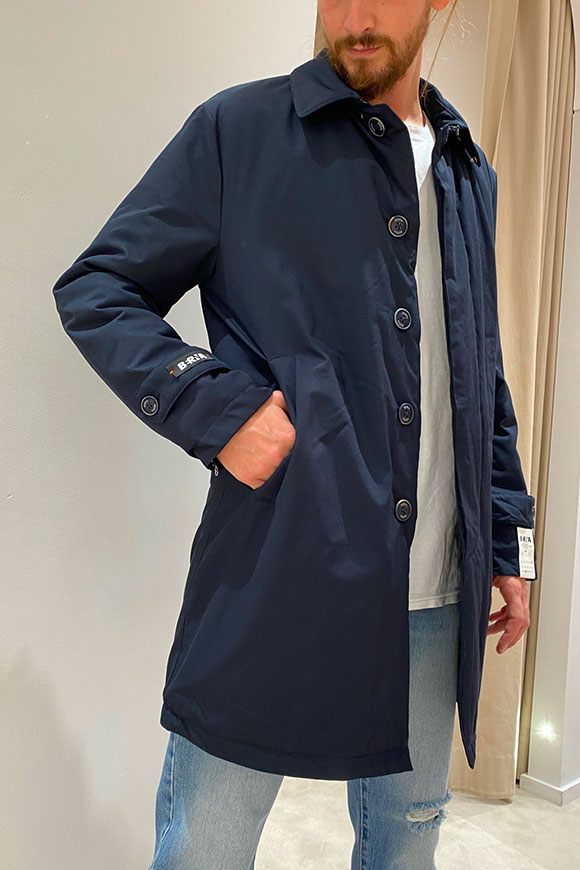 Berna - Elegant blue jacket in waterproof fabric