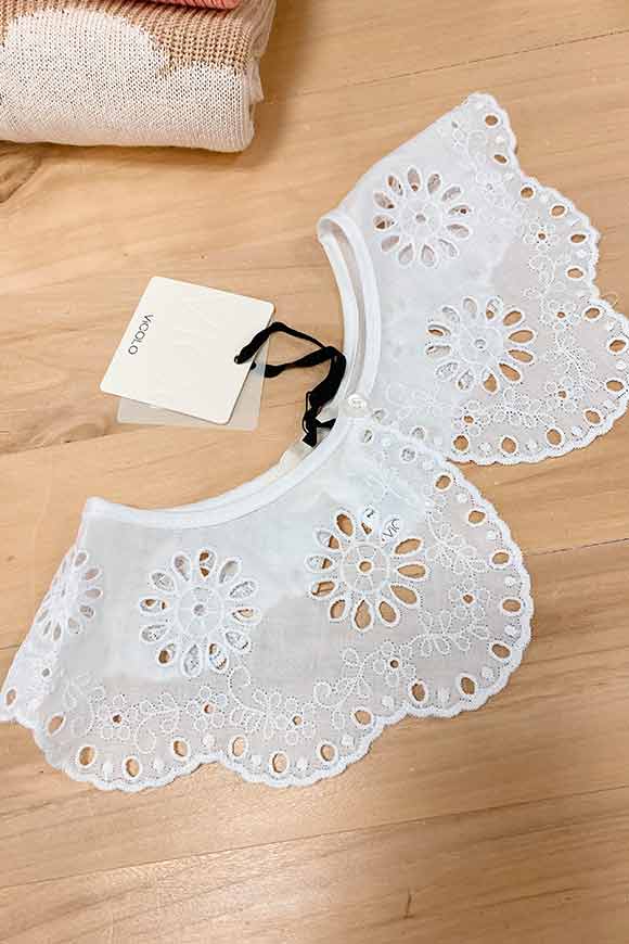 Vicolo - Sangallo lace collar with flowers