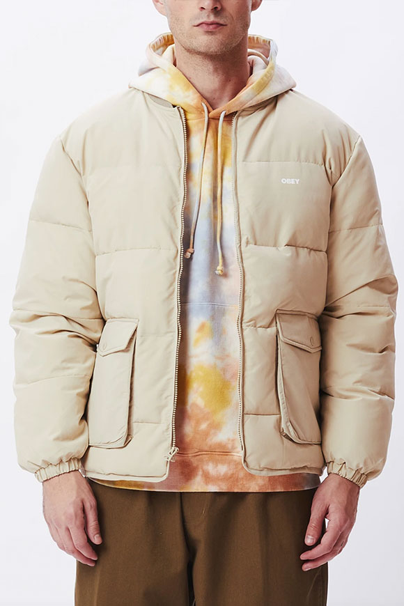 Obey - Ivory over bomber with maxi pockets
