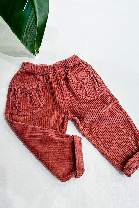 Play Up - Pantaloni fard in bombasina con fibre riciclate