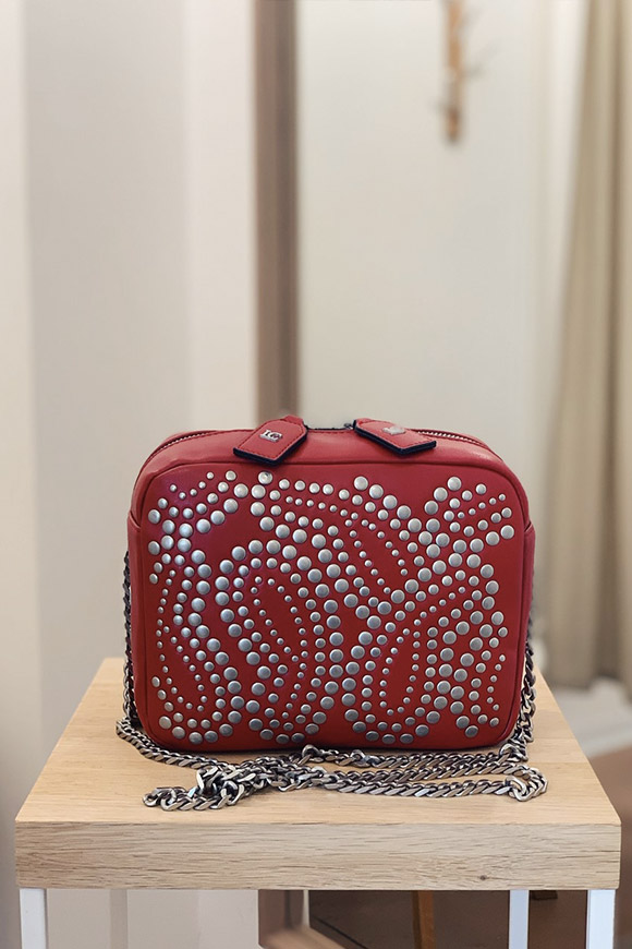 La Carrie - Red Arabesque box bag