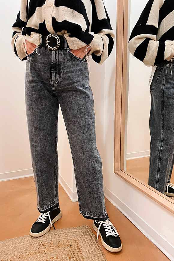Vicolo - Kate gray cigarette jeans