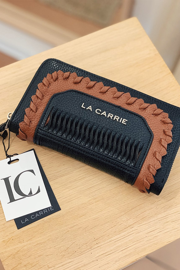 La Carrie - Two-tone Fishbone wallet