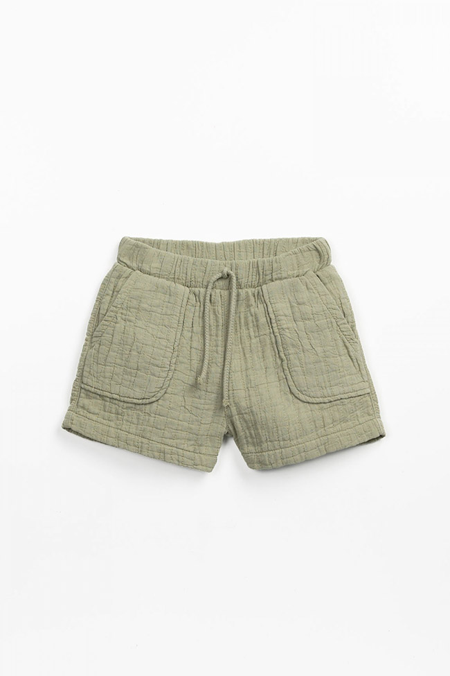 Play Up - Pantaloncino baby cachi con coulisse