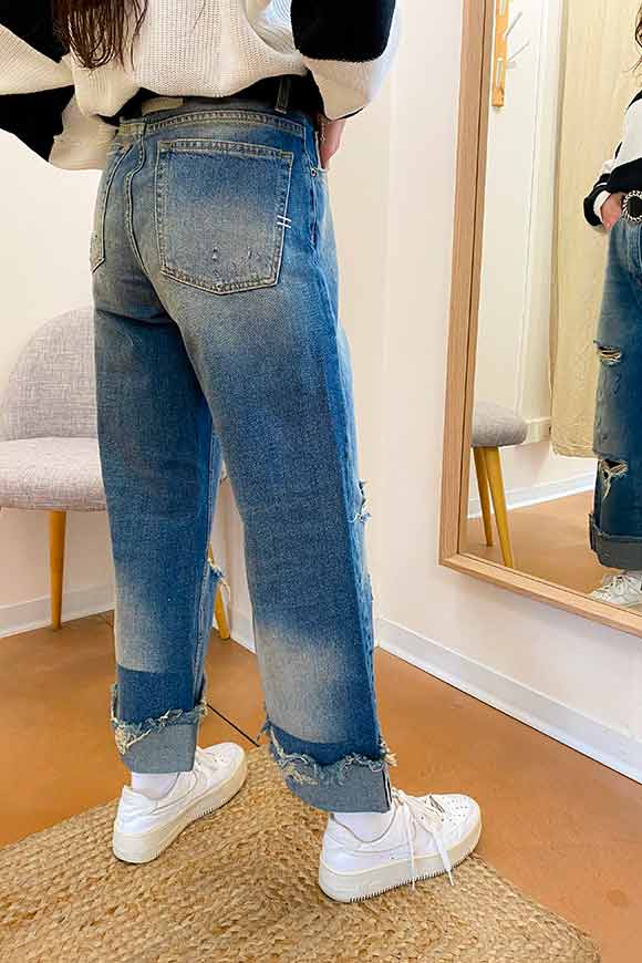 Vicolo - Wide leg washed jeans