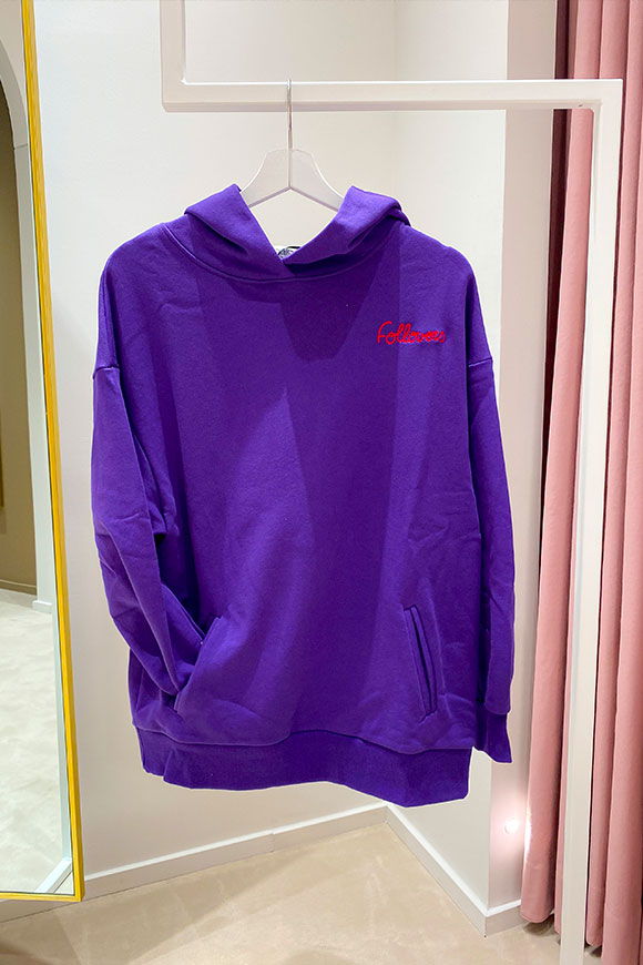 Follovers - Purple Khloe oversized sweatshirt