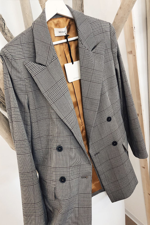 Vicolo - Soft houndstooth jacket