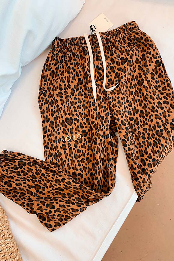 Vicolo - Pantaloni tuta leopard