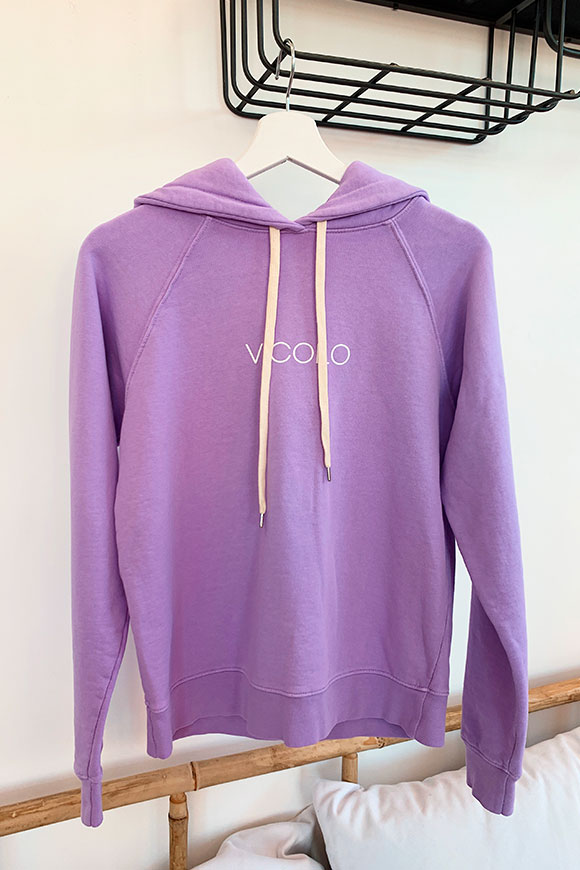 Vicolo - Pastel lilac sweatshirt with basic logo