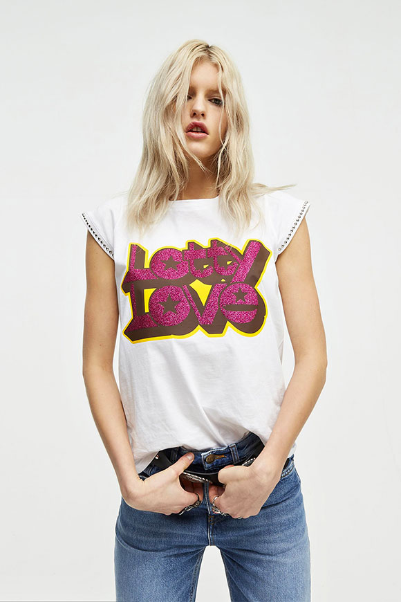 Aniye By - Lotty Love white t shirt