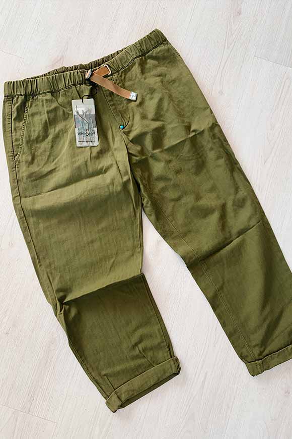 White Sand - Military green trousers