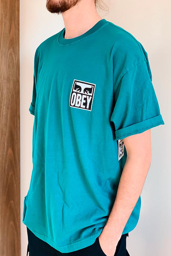 Obey - T shirt eucalipto Eyes Icon 2