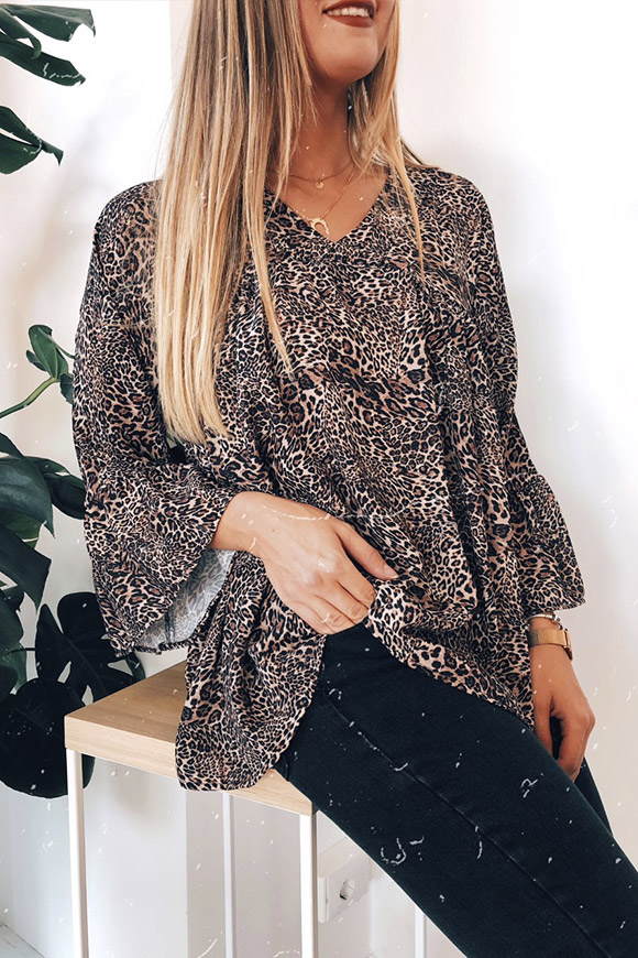 Vicolo - Soft leopard blouse
