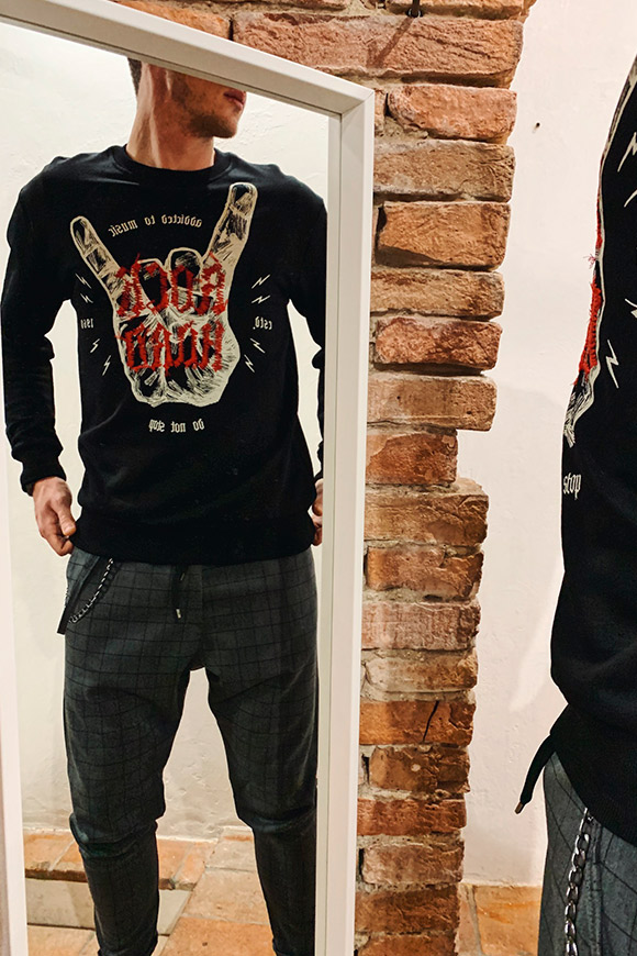 Gianni Lupo - Black rock sweatshirt