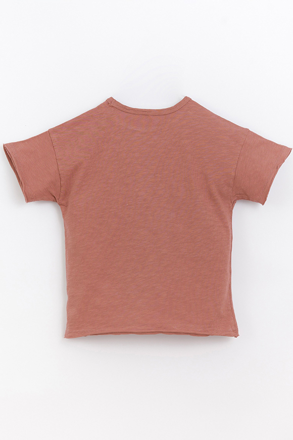 Play Up - T shirt rosa antico in cotone