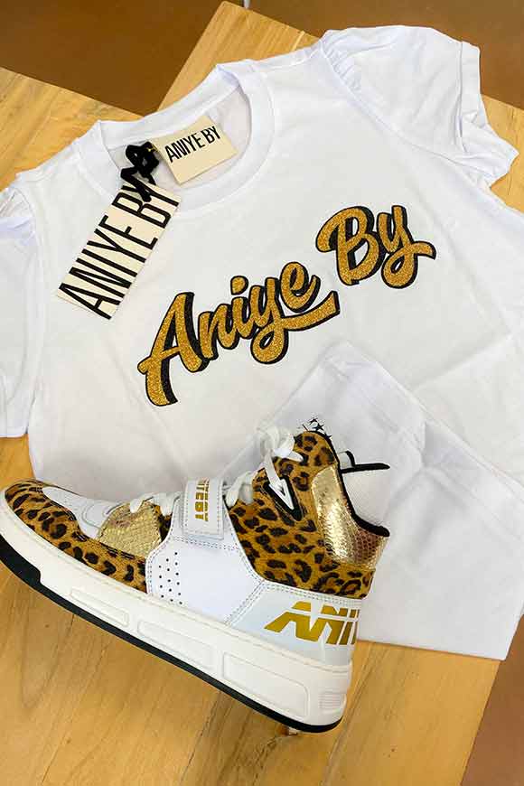 Aniye By - T shirt Maty logo oro