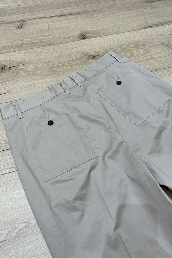 Imperial - Beige trousers in elegant fabric