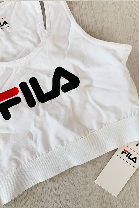 Fila - White top with logo print