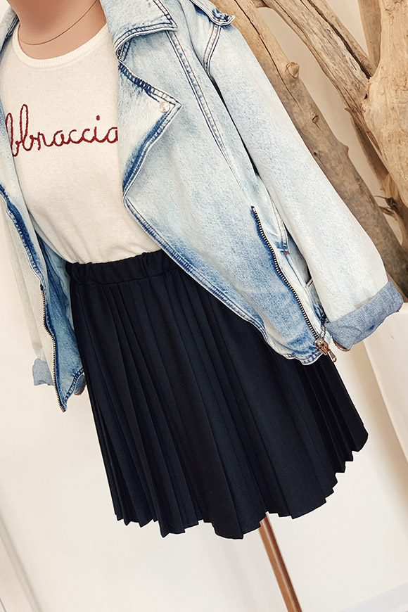 Vicolo - Denim jacket with over sleeves