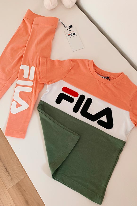Fila - Pink leggins with side logo Child