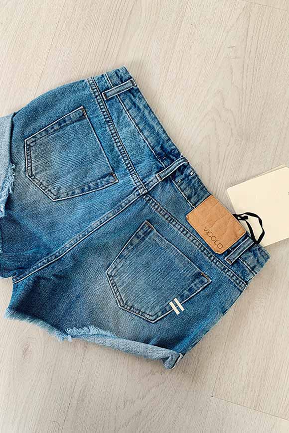Vicolo - Pantaloncini corti jeans con strappi