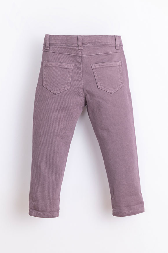 Play Up - Purple trousers in Lavender cotton twill