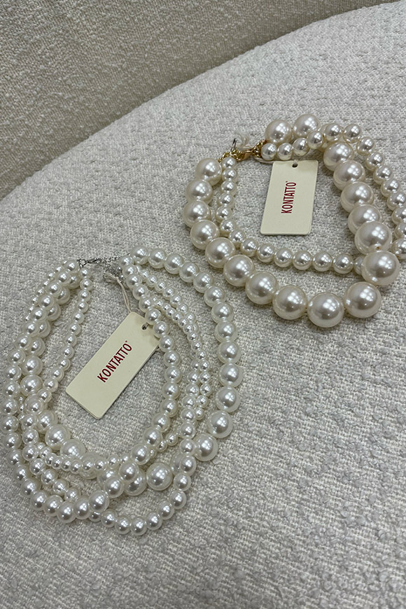 Kontatto - Collana perle a quattro fili