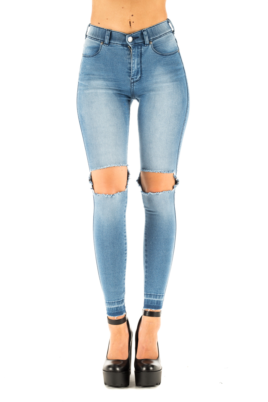 Dr. Denim - Lexy super skinny Jeans with tears
