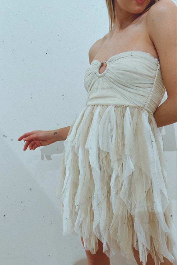 Aniye By - Rio bandeau dress in tulle