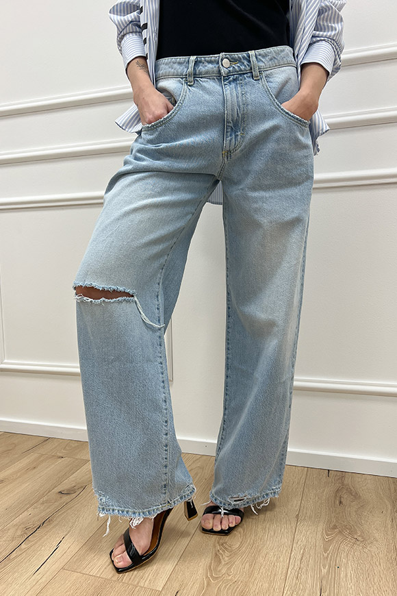 Icon Denim - Jeans "Bea" vita scesa
