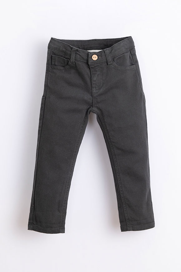 Play Up - Frame black cotton twill trousers