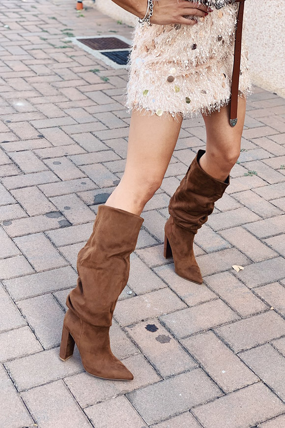 Steve Madden - Soft Slouch brown boots